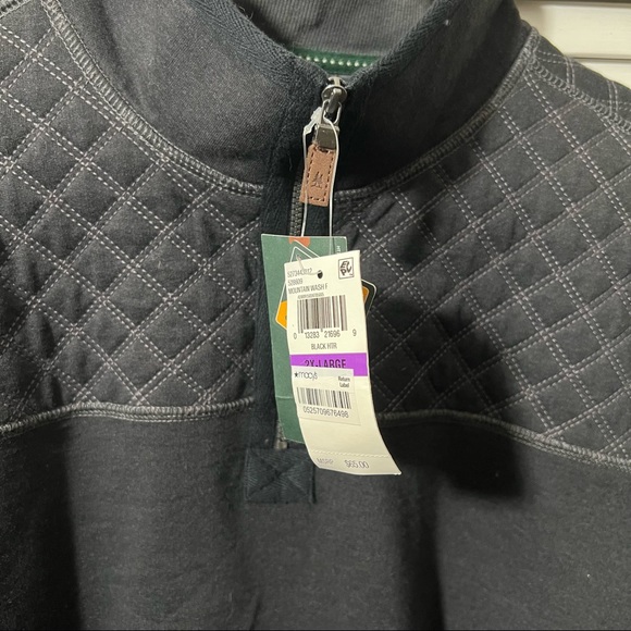 NWT G.H. Bass & Co. Outdoor Zip Neck Flannel Pullover, Size XXL - Picture 7 of 14